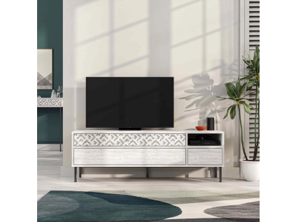 heaton tv stol k antick biela tv stol kba93211f