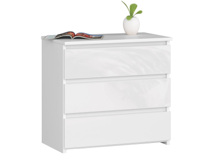 no n stol k cl3 60 cm biela biely lesk 299743cc