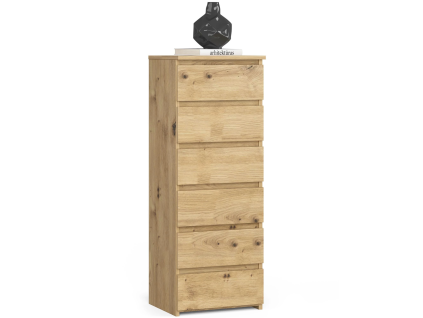 komoda clav 40 cm 5 z suviek dub artisan1c57bdc7