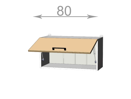 craft v klopn skrinka 80 w8036 grafit du24b12559