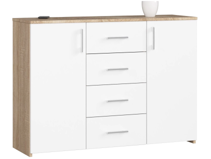 komoda torvi k 110 cm dub sonoma biela 3127cf7c
