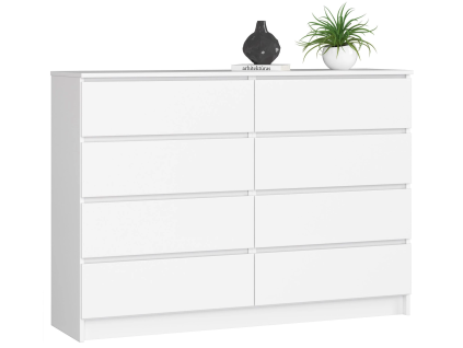 komoda kuba 140 cm 8 z suviek biela e678adc5