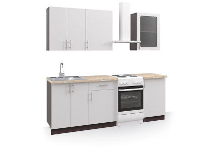 fiore mal kuchynsk linka 160 biela mat wab569814