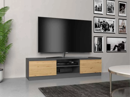 rtv 140 tv stol k antracit dub artisan 2d671d63