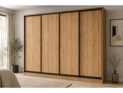 PORTOS skrina 4D, dub apalach