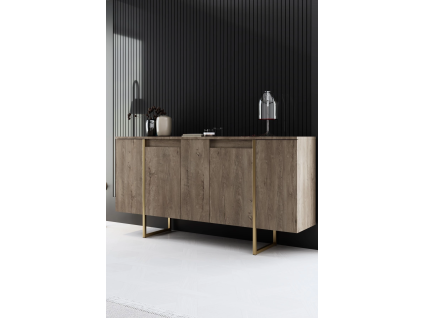 luxe komoda na no i k ch orech zlat 1214bcda