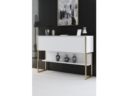 luxe konzolov stol k so kr nkou zlat bieaf728b18