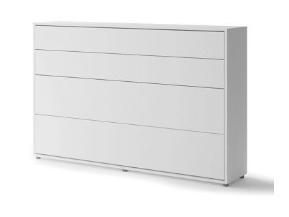 BED CONCEPT BC 05, sklapacia postel horizontalna 120, biela 1