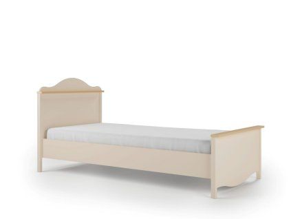 MIA MI 08, postel s matracom 90 cm, bezova dub vincenza 1