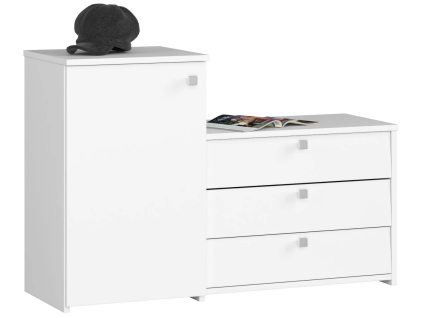 skrinka na top nky s komodou s16 biely ff32925f