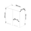kuchynsk skrinka z vesn oliwia 60cm biel117b1517