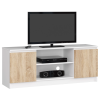 rtv stol k 140 cm 2d 1p biela sonoma 359738e1