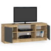rtv stol k 140 cm na tv remeseln cky dub3d28705d