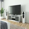 rtv stol k 120 cm na tv bielo grafitovo 28d70344