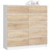 komoda kuba 120 cm 10 z suviek biela son9b3e846f