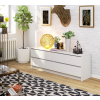 komoda kuba 160 cm 4 upl ky biela de367432