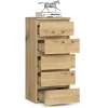 komoda clav 40 cm 5 z suviek dub artisan9fefe3f6