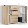 komoda torvi k 110 cm biela dub sonoma 0a4023c8