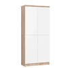 Skriňa Rexa III 80 cm CLP  sonoma/biela