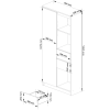 skri a rexa ii 80 cm biela ierna f90e7900