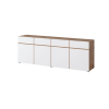 cross irok komoda 4d4s dub wotan biela k30682c31