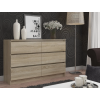komoda kuba 120 cm 6 z suviek dub sonoma34ef6d3f