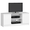 rtv stol k 120 cm 2d 1p biela b21cd450
