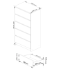 komoda kuba 60 cm 5 z suviek akryl bielade22d1ea