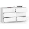 komoda kuba 140 cm 6 z suviek biela fdc6355a
