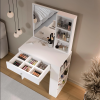 home toaletn stol k so zrkadlom 1s biela7314e5e7