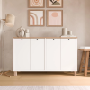 nord konzolov stol k s dvierkami biela ked5606dc