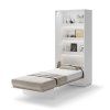 BED CONCEPT BC 03, sklapacia postel vertikalna 90, biela lesklá 2