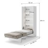 BED CONCEPT BC 03, sklapacia postel vertikalna 90, biela lesklá 3