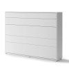BED CONCEPT BC 04, sklapacia postel horizontalna 140, biela 1