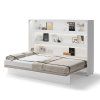 BED CONCEPT BC 04, sklapacia postel horizontalna 140, biela lesklá 2