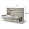 BED CONCEPT BC 05, sklapacia postel horizontalna 120, kasmir 3