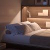 BED CONCEPT BC-05, sklápacia posteľ horizontálna 120, dub dunin