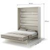 BED CONCEPT BC 12, sklapacia postel vertikalna 160, kasmirova 3
