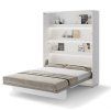BED CONCEPT BC 12, sklapacia postel vertikalna 160, biela leskla 2