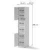 BED CONCEPT BC 08, 2 dverova skrinka 2d, biela 3
