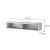 BED CONCEPT BC 15, nadstavba do BC 14, biela 3