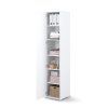 BED CONCEPT BC 21, skrina 1d biela biela leskla 2
