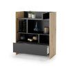 BED CONCEPT BC 25, regal H108, dub artisan cierna 2