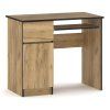 BROOKLIN 1D1S, pisaci stol lavy, dub Kraft zlaty 4