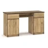 BROOKLIN 2D2S, dlhy pisaci stol, dub Kraft zlaty 1
