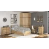 BROOKLIN nadstavec pre rohovu skrinu BROOKLIN 4D, dub Kraft zlaty 3