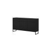 OLBIA 43, komoda 3D3S, cierny Onyx 2