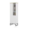 ALTO 05, vitrina 1D L P, biely dub Mauvella biela 3