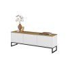 ALTO 247VPF41, TV stolik 3K, biely dub Mauvella biela 3