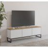 ALTO 247VPF41, TV stolik 3K, biely dub Mauvella biela 7